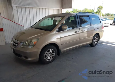 2007 Honda Odyssey Ex-L z USA, uszkodzony, nr VIN 5FNRL38637B404852